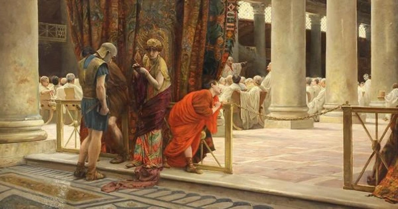 Claudio appare davanti al Senato, 1869